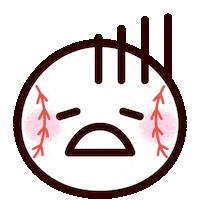 Sad Baseball Sticker