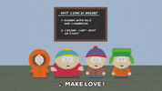 eric cartman singing GIF by South Park 