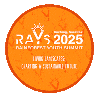 Activism Rays Sticker by RAINFOREST YOUTH SUMMIT