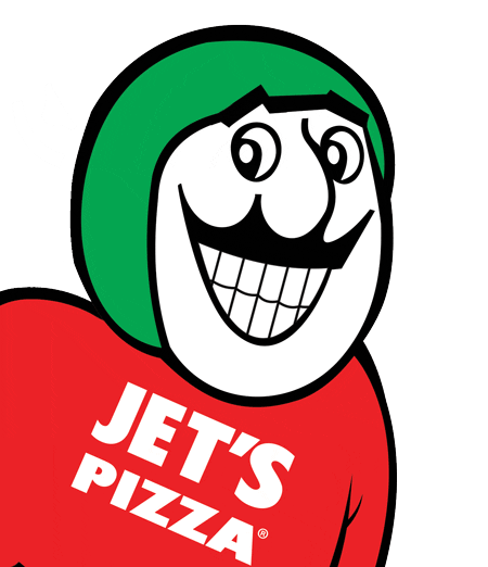 happy pizza time Sticker by Jet's Pizza
