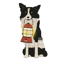 getawayhouse happy dog coffee nature Sticker