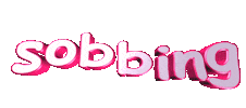 sad text Sticker