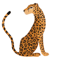 Nubocha vegan keto gelato jaguar Sticker