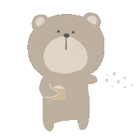Kawaii Bear Sticker