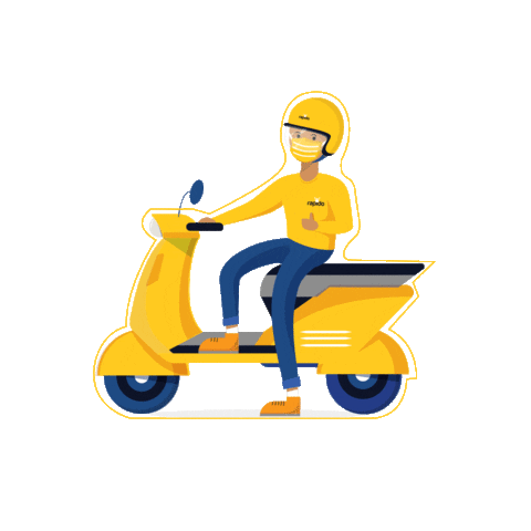 Rapidobiketaxi captain rapido savemoney biketaxi Sticker