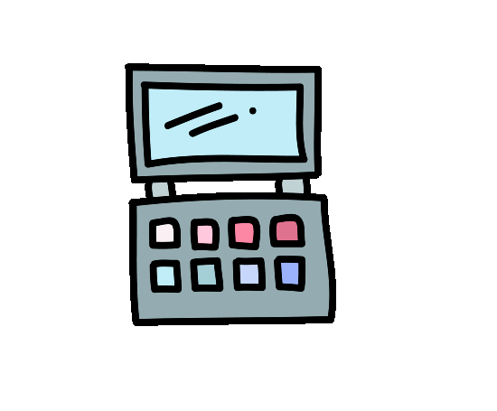 Makeup Eyeshadow Sticker by Evelyn regly