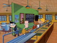 hey arnold nick splat GIF