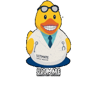 Rubber Duck Doctor Sticker by Ultimate Orthodontic Academy