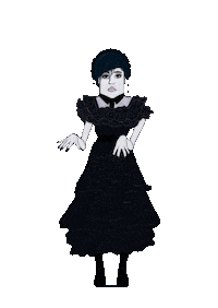 Wednesday Wednesdayaddams Sticker by victorious_es