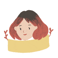 Girl Post Sticker by Tiny Hello
