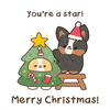 Merry Christmas GIF by corgiyolk
