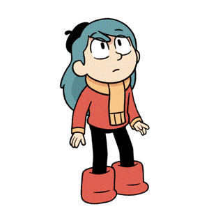 Aniron89 giphyupload blue hair hilda hilda the series Sticker