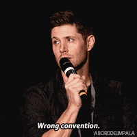 aborddelimpala wrong jensen ackles convention aborddelimpala GIF