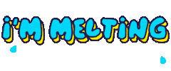 Melting Heat Wave Sticker
