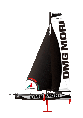 DMGMORI boat sailing yacht yachting Sticker