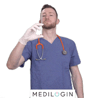 Dermatologin doctor medicina medico arzt Sticker