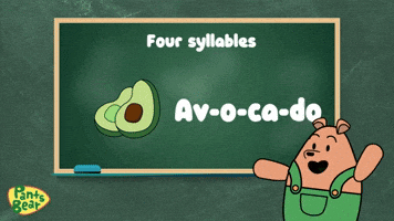 Syllables in English | #PantsBear