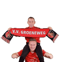 VVGroeneweg goal storm voetbal supporter Sticker