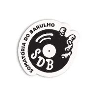 Somatoriadobarulho rap hiphop vinyl records Sticker