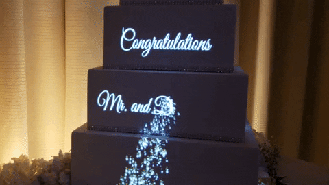 andrewquitmeyer giphyupload text glowcake GIF