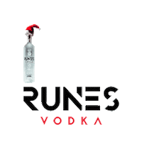 Party Christmas Sticker by Runes Vodka