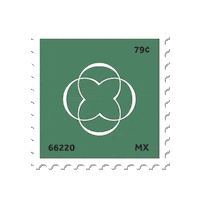 lacajeriamx mexico stamp shipping package Sticker
