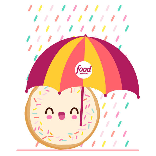 rain spring Sticker by Food Network