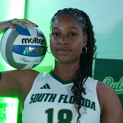 South Florida Volleyball GIF by USF Athletics