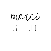 Thanks Merci Sticker