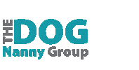 marinettedognanny logo marinettedognanny spinningdog Sticker