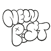 Post Lettering Sticker