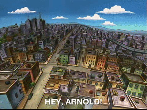 hey arnold nicksplat GIF