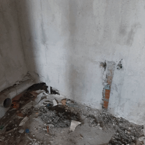 giphygifmaker interiordesign constraction renovation bathroom GIF