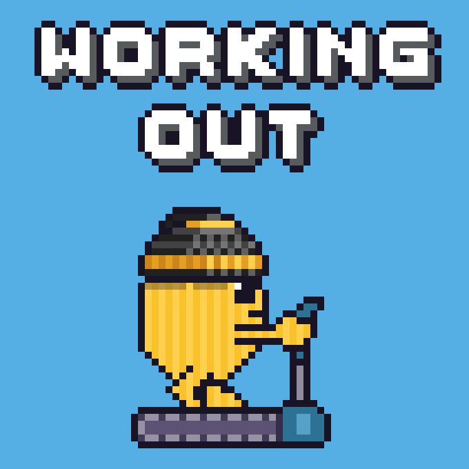 Loop Workout GIF by Potatozzz by 9GAG