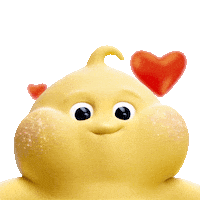 I Love You Heart Sticker by Butter baby