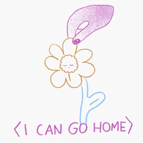Go Home Flower GIF by あないすみーやそこ