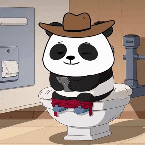 Happy Poop GIF by Pandu Pandas