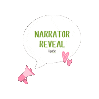 LyricAudiobooks lyric audiobooks narrator reveal narrator casting Sticker