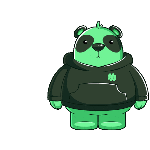Very Small Panda Sticker by SuperVerse
