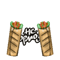 ibarchakov yummy snack roll shawarma Sticker