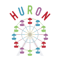Ferris Wheel Huron Sticker by South Dakota Tourism