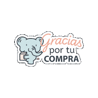 Gracias Compra Sticker by La Rebozeria