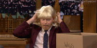 fallon tonight wig GIF by The Tonight Show Starring Jimmy Fallon