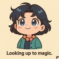Magic Looking Up GIF by Persona