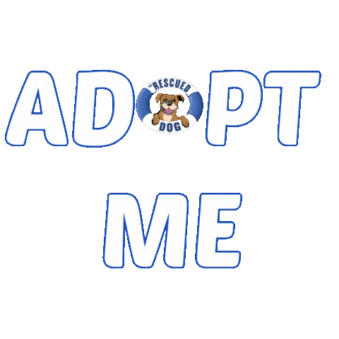 Trd Adoptadog Sticker by The Rescued Dog