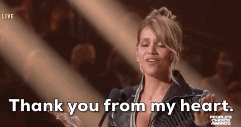 Halle Berry Thank You GIF by E!