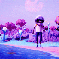 AkuDreams animation wow lost viral GIF