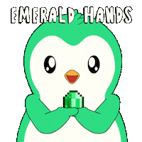 Penguin Shining Sticker by Abster