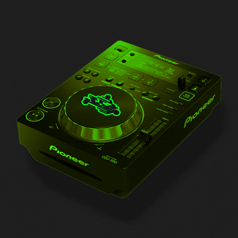 350radio giphyupload green radio cdj GIF