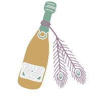Winebottle Sticker by Highlands Food and  Wine